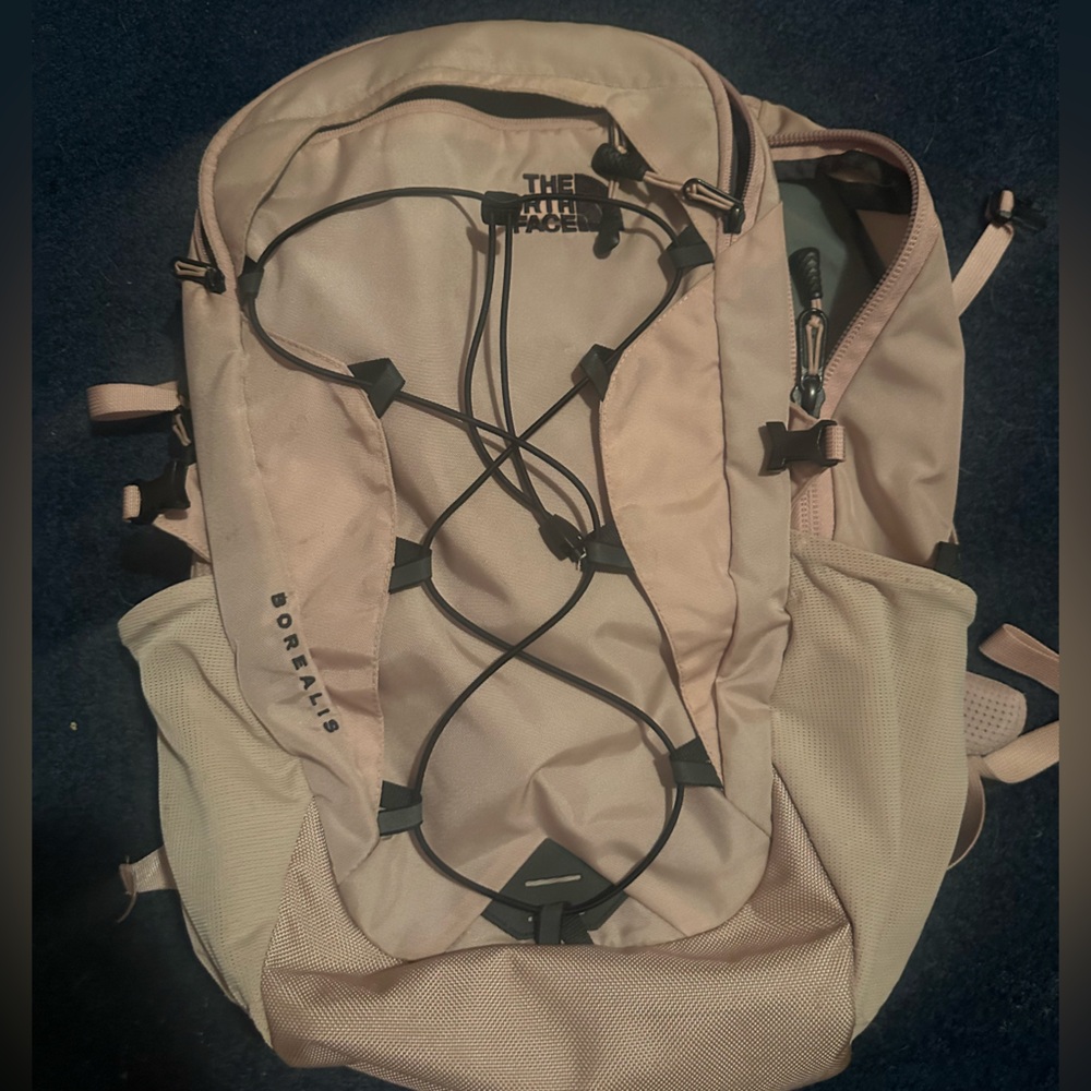 NorthFace borealis backpack light pink. Discontinued color.